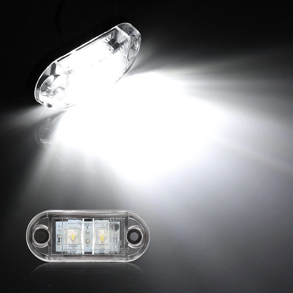 Aotogo 12V 24V Водонепроницаемый светодиодный рабочий светильник светодиодный балка для внедорожных условий лицевая сторона маркер светильник позиции прицепы грузовика с боковой светильник s боковая лампа