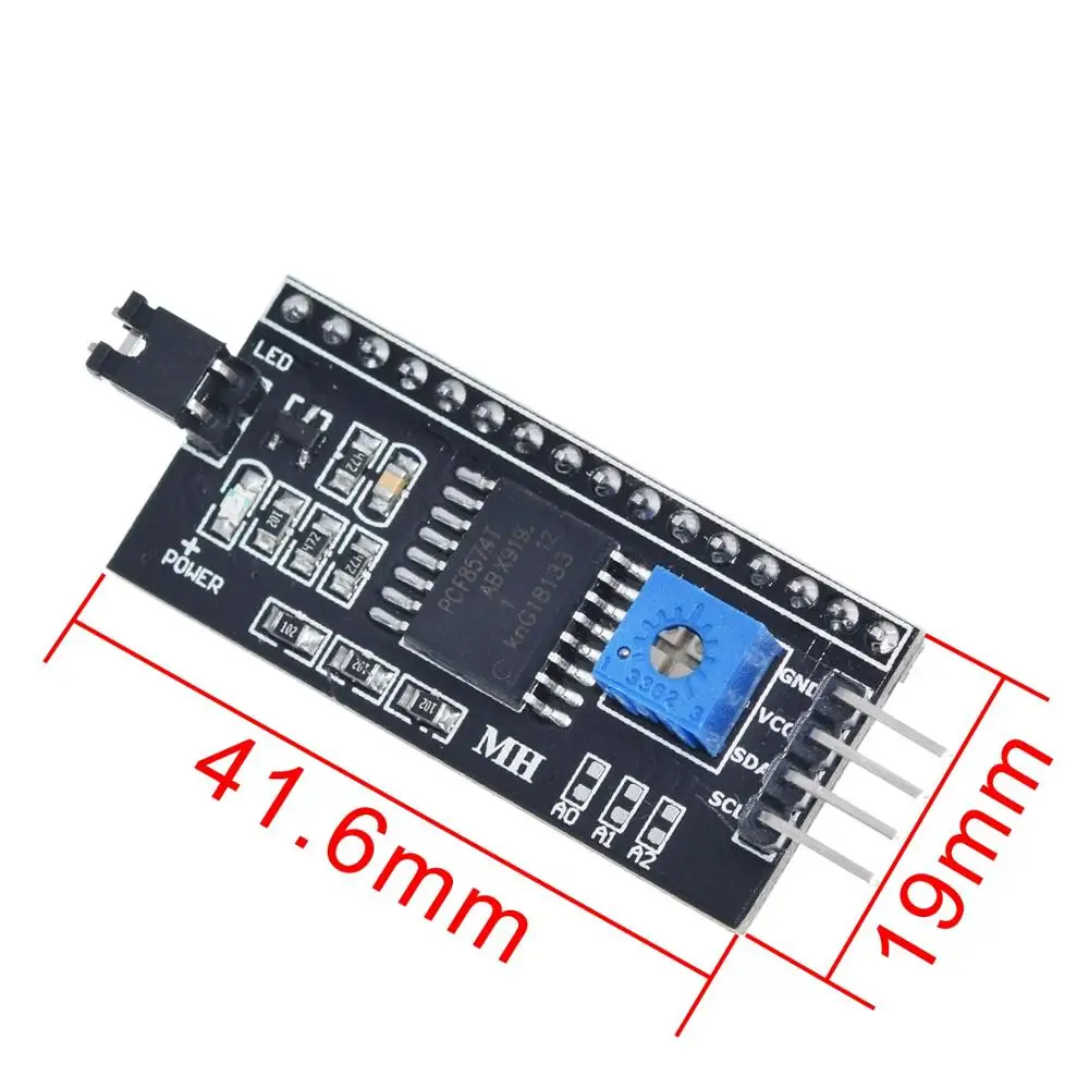 LCD1602 module Модуль ЖКД синий зеленый экран IIC/igc 1602 для arduino 1602 lcd UNO r3 mega2560 lcd 1602 lcd 1602+ igc - Цвет: LCD1602 module