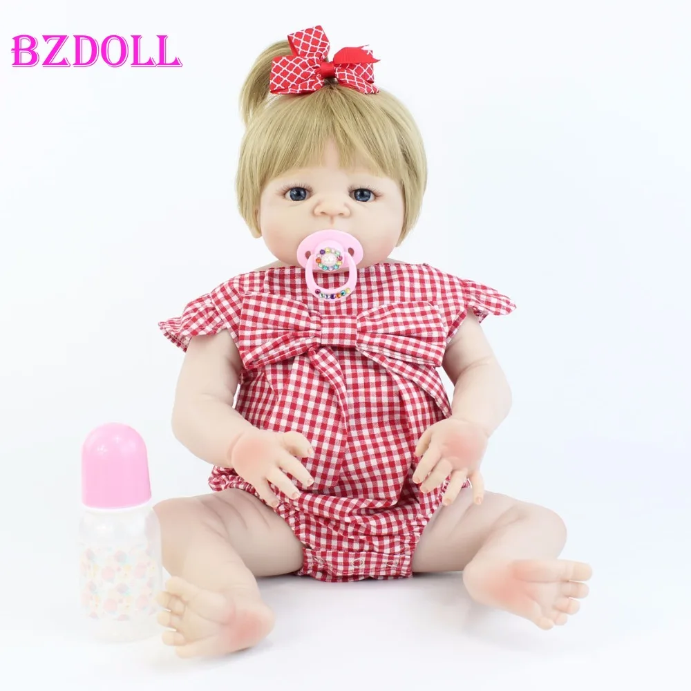 Силиконовая кукла-реборн детская виниловая 55 см | Игрушки и хобби