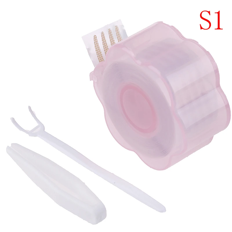 

600pcs/roll Lace Mesh Design Double Sides Eyelid Stickers Creased Eyelid Tape Makeup Tools Glue Free Natural Eyelid Paste