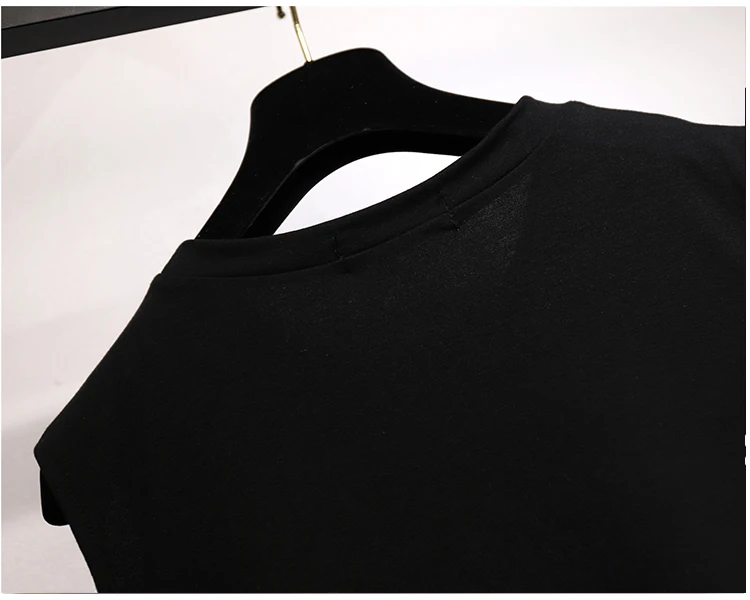 

MissLymi L-5XL Plus Size Women Off Shoulder Dress Black Summer 2021 Fashion V-neck Short Sleeve Casual Loose Stripe Short Dress