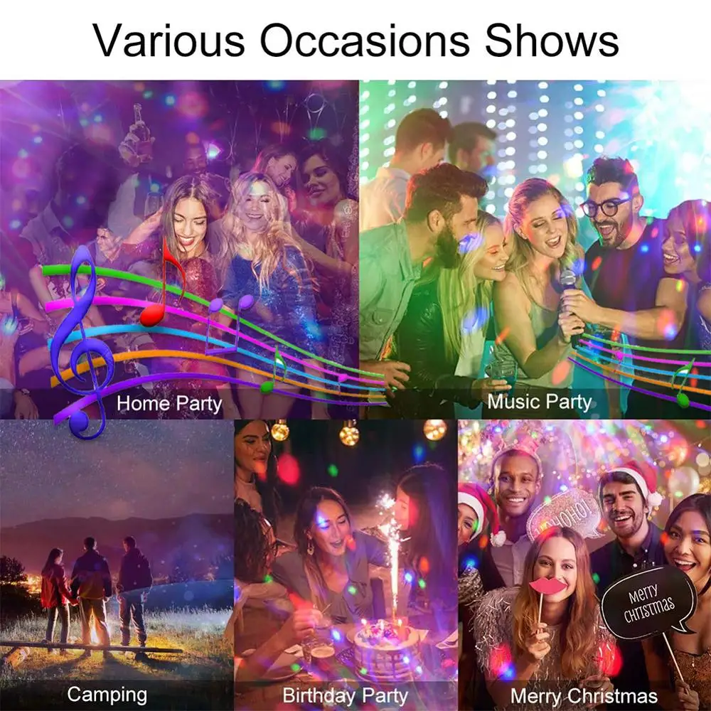 Сценический светодиодный мини светильник USB портативная семейная лампа для