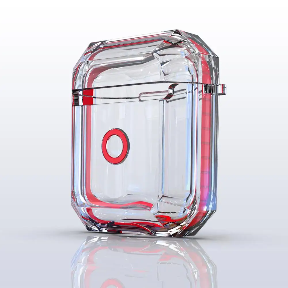 Мягкий прозрачный чехол для наушников Apple Air Pods беспроводные наушники защитный