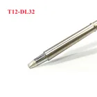 T12-DL32 D24 D16 Форма D серии Solering железными наконечниками сварочные инструменты для T12 ручка OLED и STC-LED T12 паяльная станция FX9501 ручка