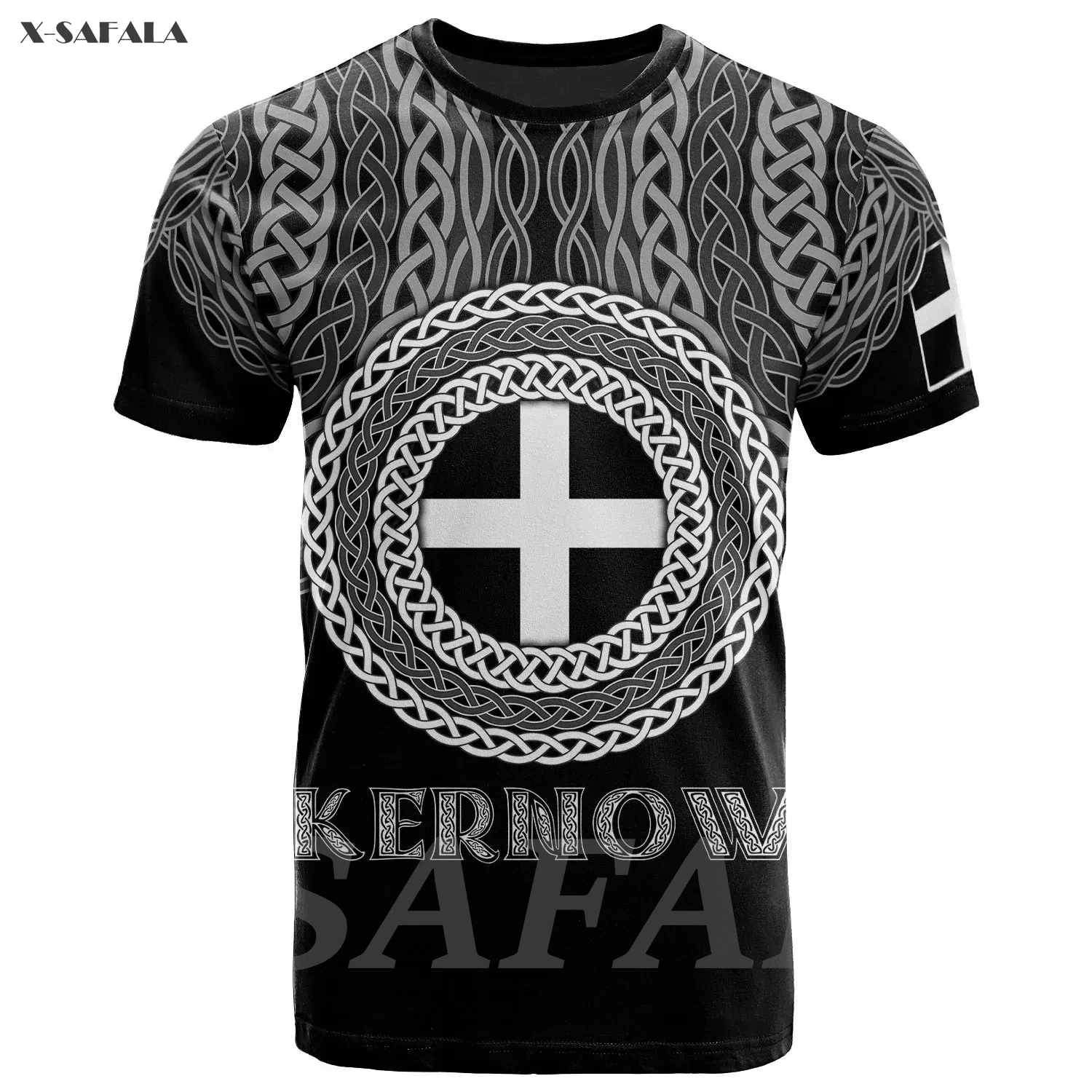

Netherlands Austria Belgium Kernow 3D High Quallity T-shirt 1 Printed Round Neck 3 Men Unisex Harajuku Casual Top Drop Ship