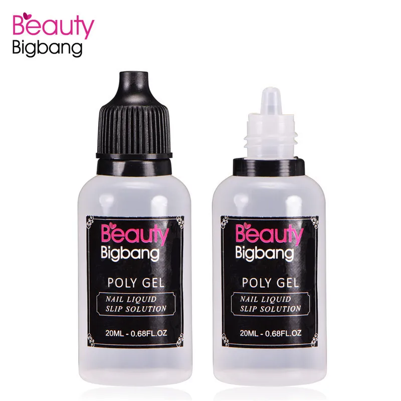 BeautyBigBang, 20 мл, полигель, УФ-гель, впитывающий жидкость для ногтей, раствор для выскальзывания, акриловый строительный гель, Расширенный инструмент для маникюра, инструмент для ногтей, полигель