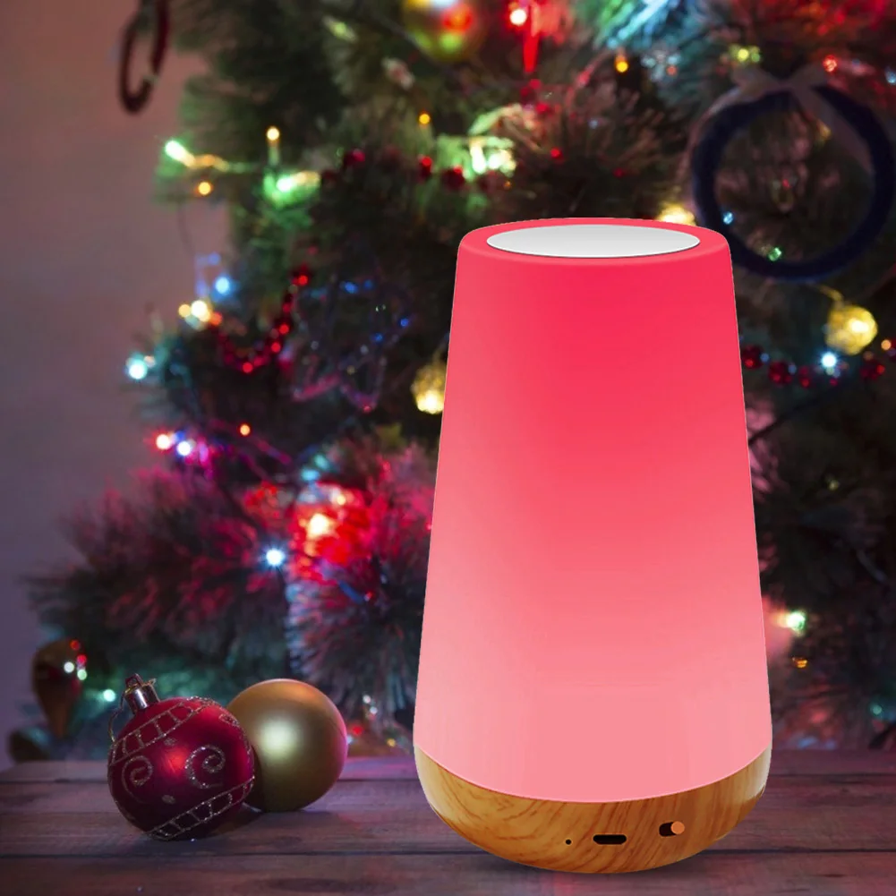 

USB LED Colorful Lamp Table Atmosphere Dimmable Touch Control Desk Night Light Intelligent Night Light Corridor Bathroom