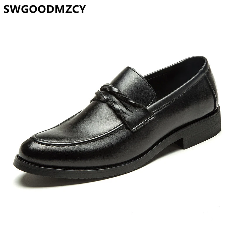

Office Shoes Men Classic Wedding Dress 2022 Luxury Brand Party Shoes Men Evening Dress Loafers Men Formal Shoes Leather Dress