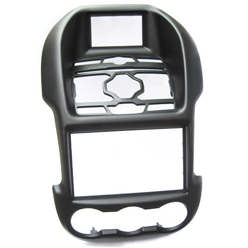 Double Din Car Fascia Radio Panel for FORD Ranger 2011-2015 Audio Frame Dash Fitting Kit Install Facia Face Plate Bezel Console |