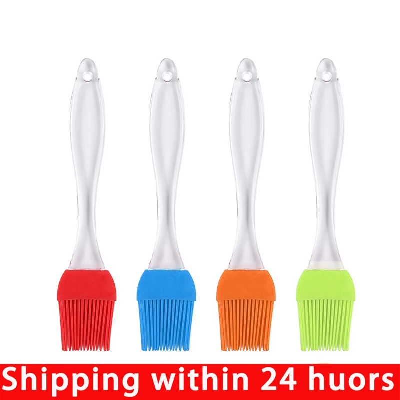 

Light And Durable Large Food Grade Silica Gel Tea Brushes High Temperature Resistant Barbecue Sweep Cream Brushesoil Brushes