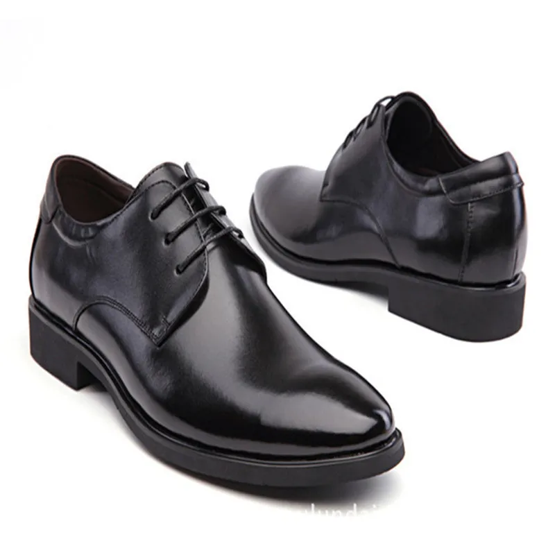 Мужские брендовые Кожаные Деловые туфли на шнуровке классические оксфорды