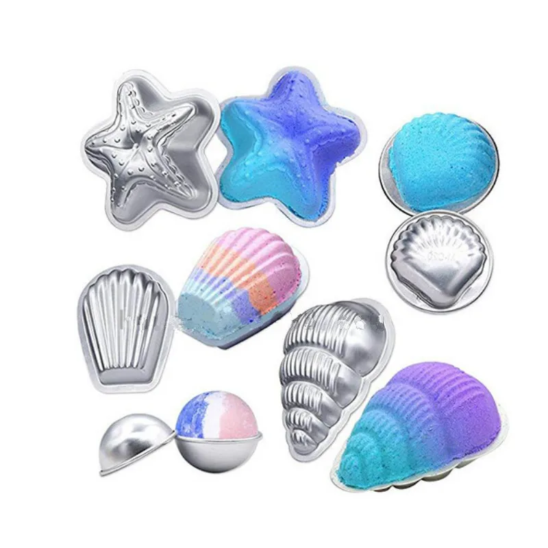 Форма для бомбинки ванны полукруглая Сфера ракушка морской звезды цветок