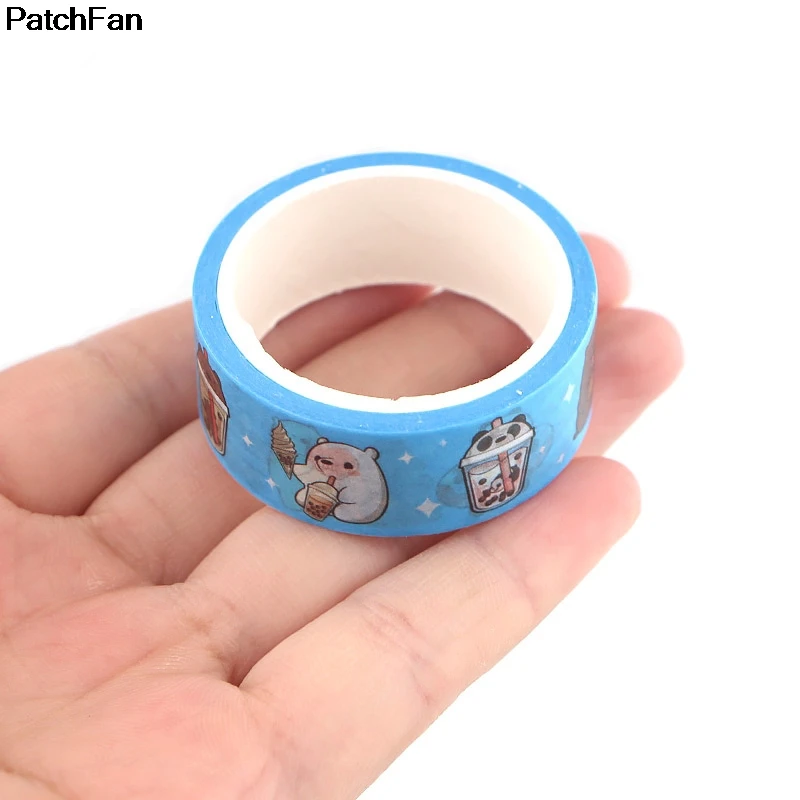 Patchfan Мы Голые Медведи Мультфильм Забавный DIY Скрапбукинг Малыш клей Васи бумага маскирующая Лента Печатный узор наклейка A2473