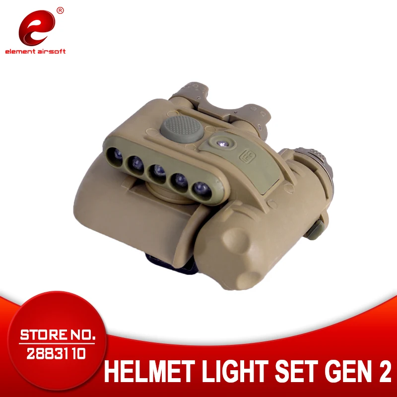 Element Airsoft Шлем светильник GEN 2 Softair Военный белый красный IR Led Airsoftsports тактический шлем вспышка светильник EX029