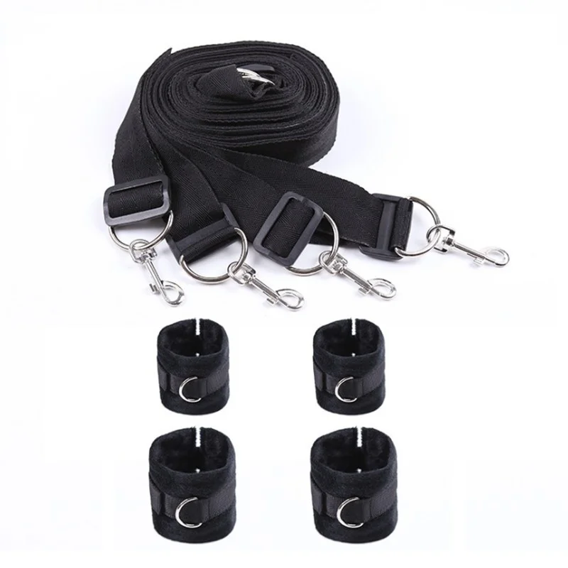 SM Plush bed binding band hands and feet bound on the alternative adult sex products husband wife toys | Красота и здоровье