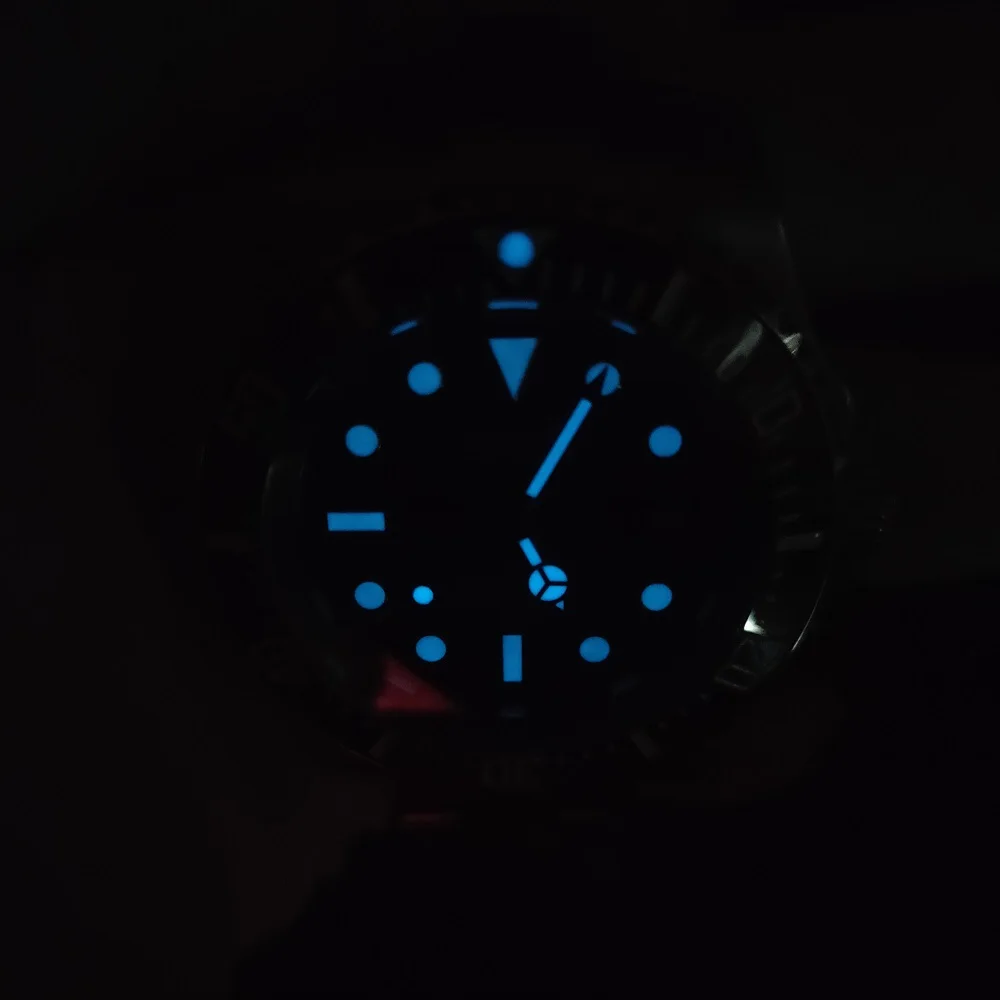 

44mm watches miyota movement automatic mechanical watch Men's sapphire glass Luminous deep Stainless steel sea Wristwatch