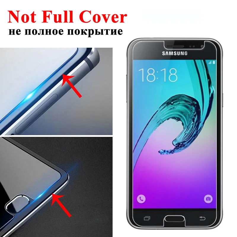 Закаленное стекло для Samsung Galaxy J3 2016 дисплей 2017 Защитная 3J пленка экрана J 3 2018