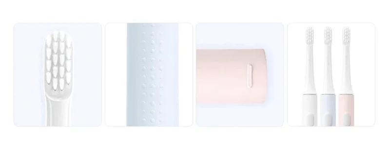 Xiaomi mijia T100 звуковая электрическая зубная щетка для взрослых Водонепроницаемая ультра звуковая автоматическая зубная щетка с подзарядкой от USB