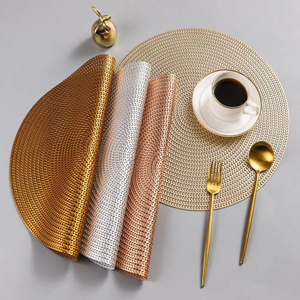 Коврик для обеденного стола круглая нескользящая водонепроницаемая|Коврики и