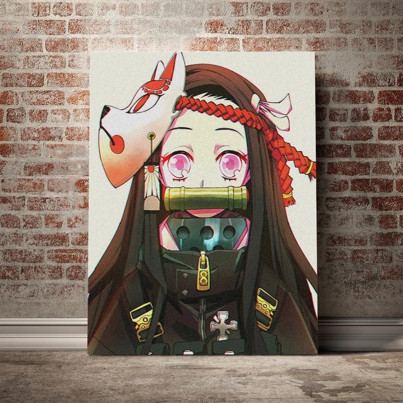 

Anime Canvas Poster Zenitsu Agatsuma Kimetsu No Yaiba Anime Canvas Painting Wall Art Decor Living Room Bedroom Home Decoration