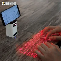 portable bluetooth virtual laser wireless keyboard for phone pad laptop computer with hot mouse function projection keyboard