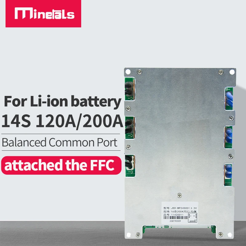 14s BMS PCM пакет батареи pcm bms 120a 200a Li Ion управление питанием от батарей Системы 48v с