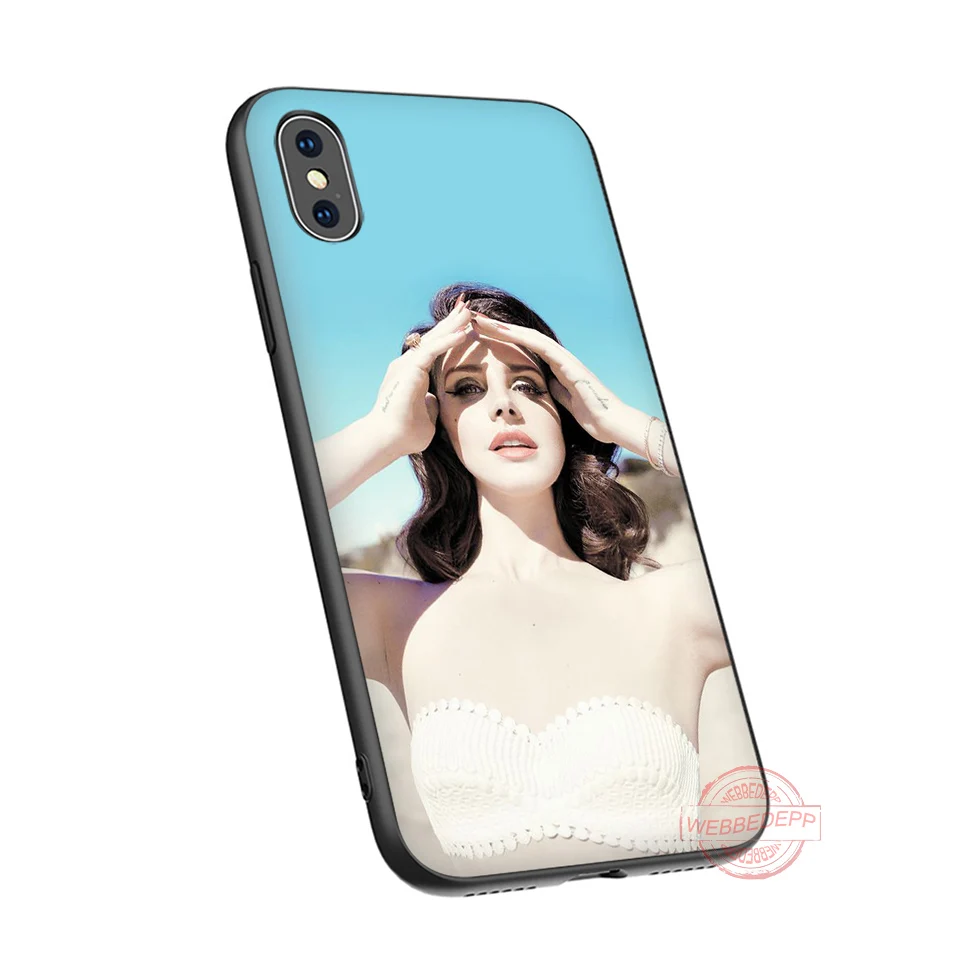 WEBBEDEPP Lana Del Rey soft silicone phone case for iPhone 5 6 7 8 Plus X XS XR Max.11 11peo 11proMax |