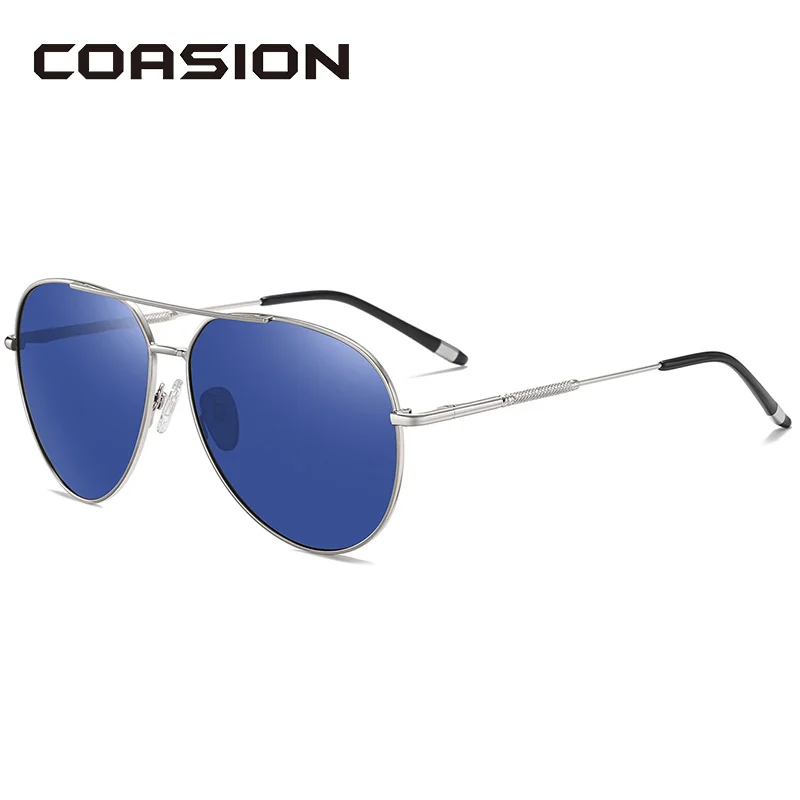 COASION брендовые Ретро авиаторы поляризованные солнцезащитные очки мужские и