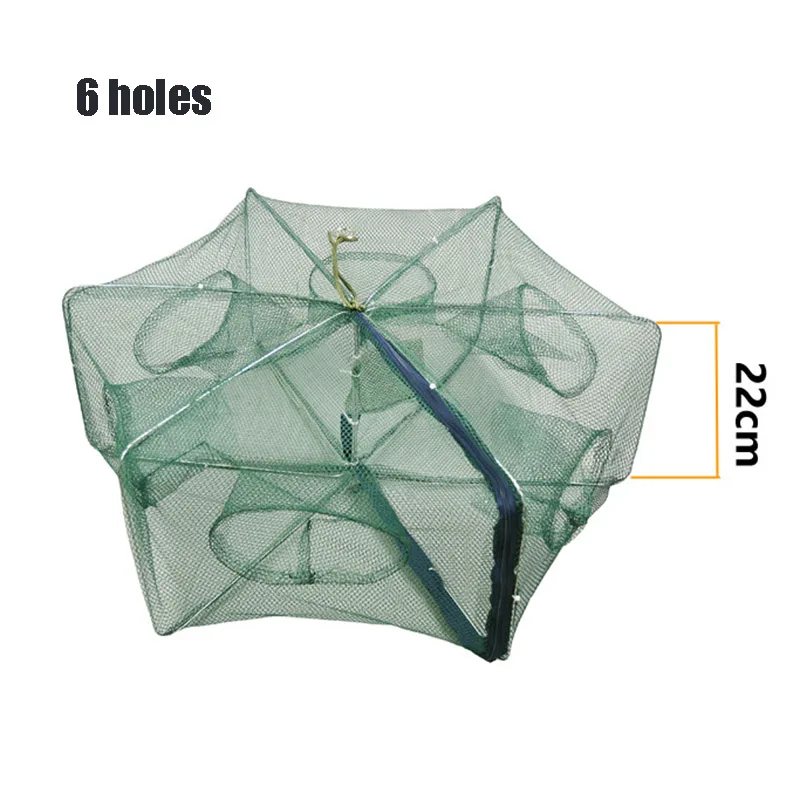 Портативная Автоматическая рыболовная сеть нейлоновая автоматическая складная