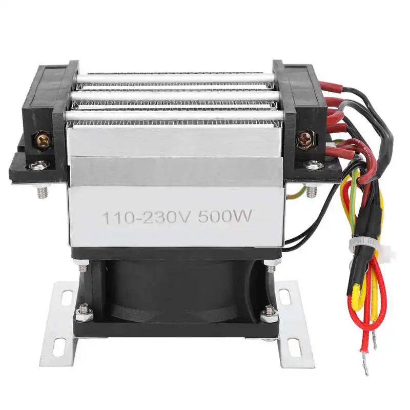 

PTC Fan Heater Thermostatic Heating Ceramic Insulated Element Electric Air Heater AC110V-230V 500W