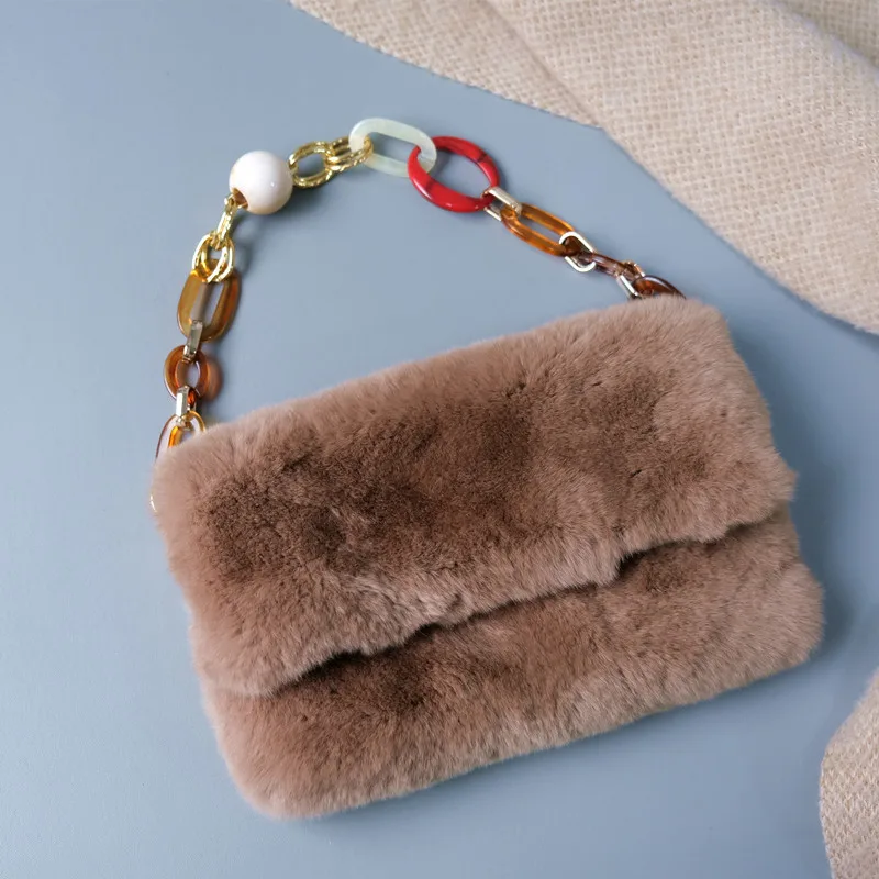 Acrylic Resin Woman Bag Handles 43cm Luxury Handcrafted Wristband Women Handb ag Strap Replacement Bag Handle Circlet Bag Belts