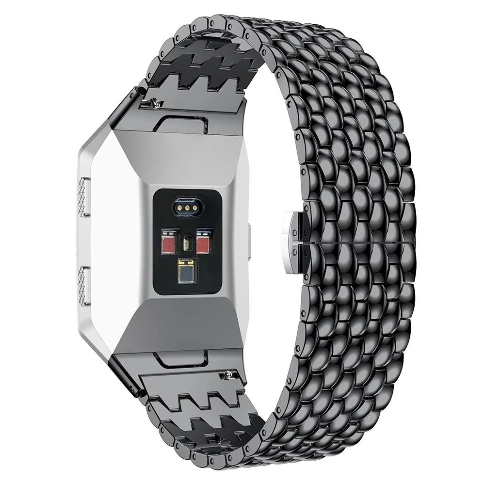 Ремешок из нержавеющей стали для Fitbit Ionic Смарт-часы с заменой ремешка браслет