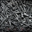 200 шт. закаленные самонарезающие винты Черные быстронарезающие винты с поперечной потайной головкой самоходные гвозди винты с грубыми зубцами