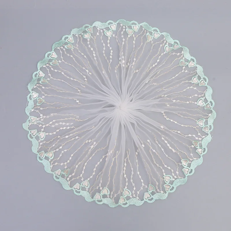 1 Размер свадебная кружевная ткань серый зеленый розовый цвет кружевное платье