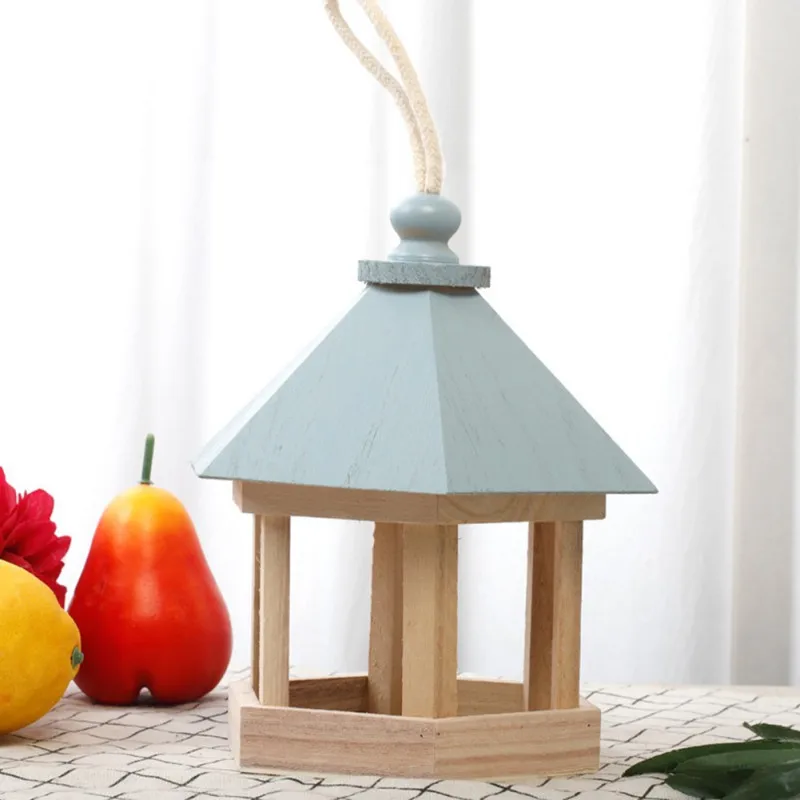 

Creative Garden Hanging Birdhouse Decorative Hummingbird And Wild Bird Outdoor Feeder 67 N