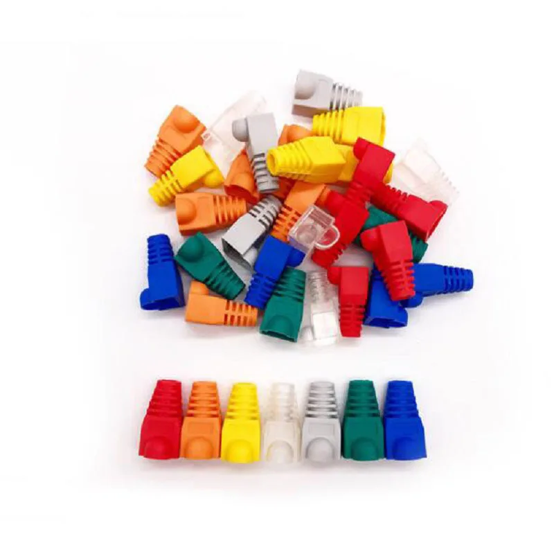 Многофункциональный RJ45 натяжения сапоги Ethernet разъем заглушка разъема Кепки