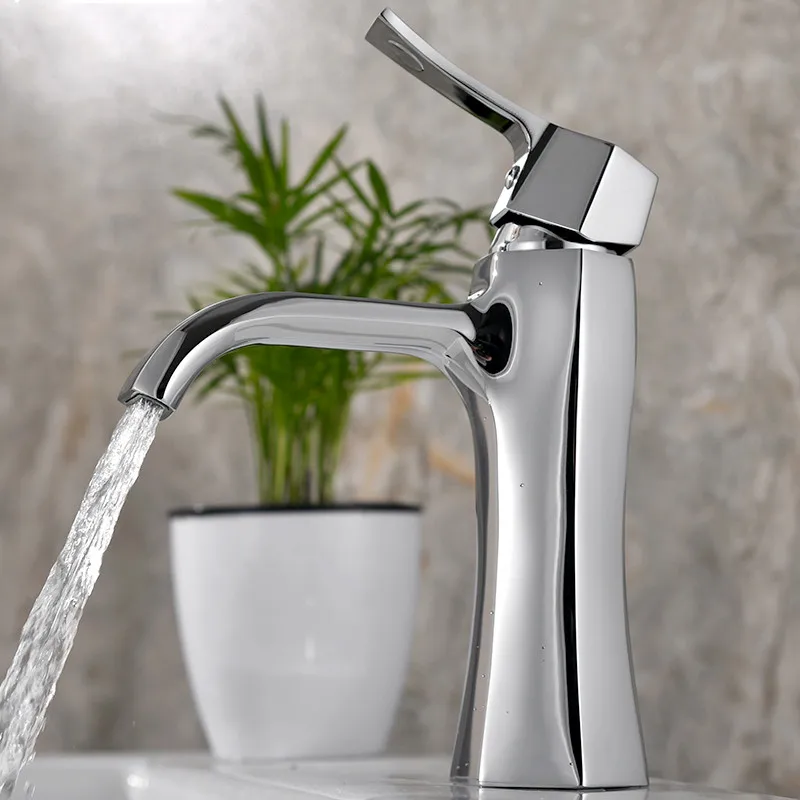 LIUYUE хромированные смесители для ванной комнаты черный латунный Смеситель