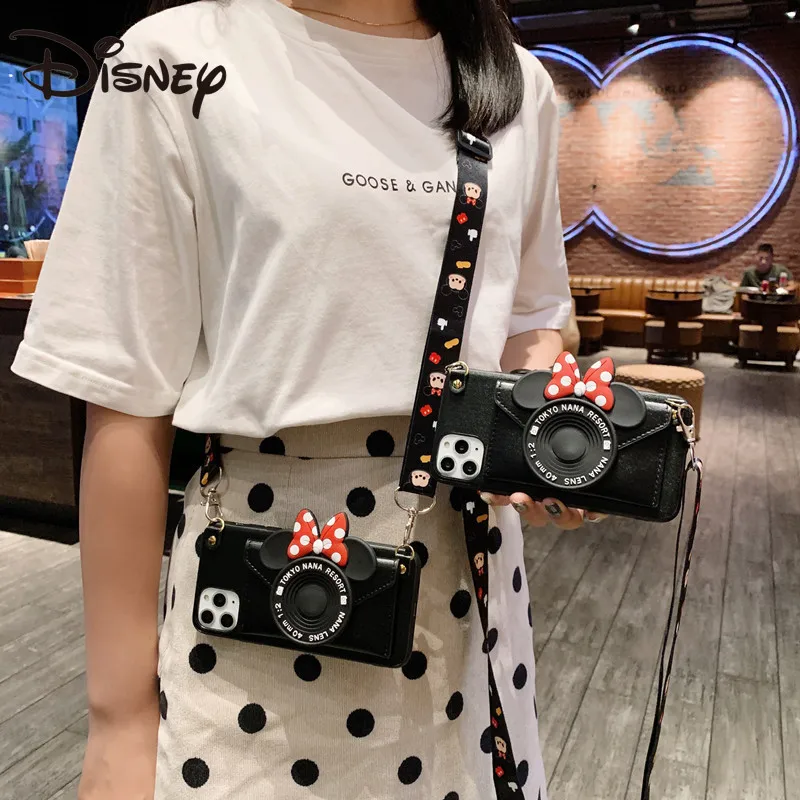 

Disney cartoon Minnie for iPhone 7 8 Plus SE XR XS 11 12 Pro 12Promax for Huawei P40Pro Minnie wallet mobile phone case