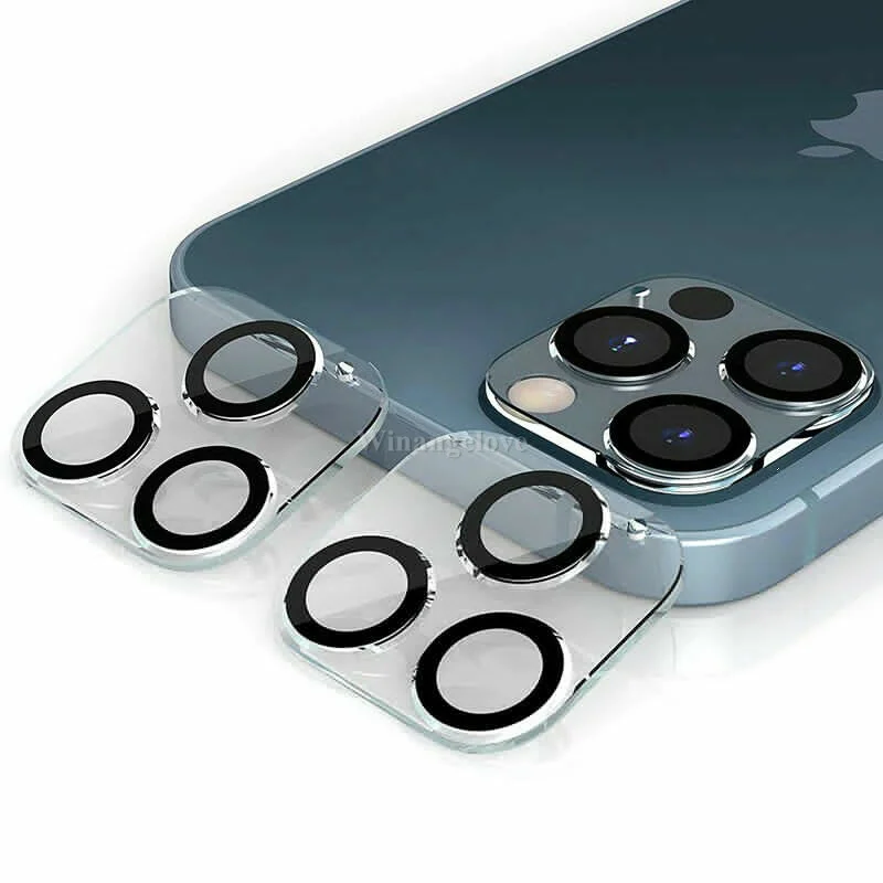 50pcs 3d back camera lens tempered glass screen protector for iphone 12 pro max11 pro max11 pro12 mini free global shipping