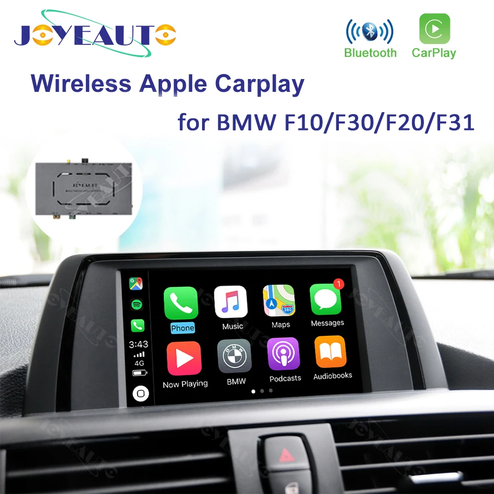 Joyeauto беспроводной Apple Carplay для BMW F10 F30 F20 F31 NBT автомобильный игровой модуль адаптер