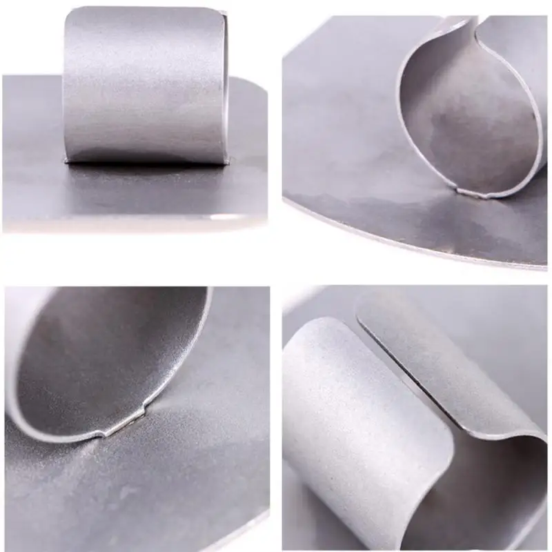 

Kitchen Stainless Steel Finger Protector Hand Cut Safe Guard Knife Tool UK Tool Knife Cutting Vegetables Kitchen