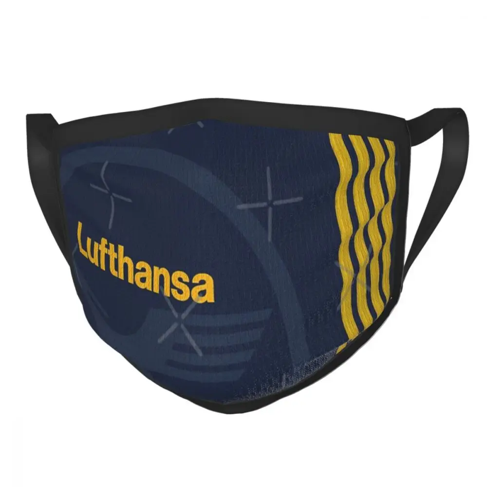 

Черная пограничная маска Lufthansa