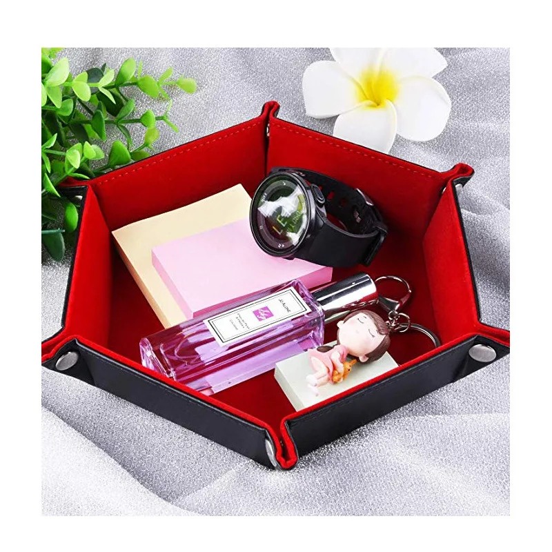 Настольная игра складной шестигранный кости лоток Фиолетовый ящик для игры в Для