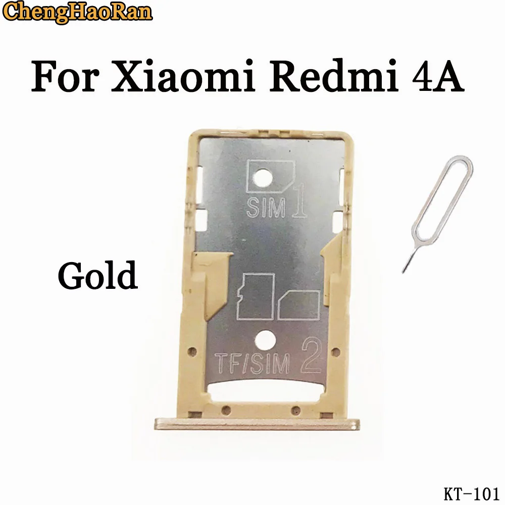 Держатель для SIM карты ChengHaoRan Xiaomi Redmi 4A держатель слота Micro SD адаптер запасные