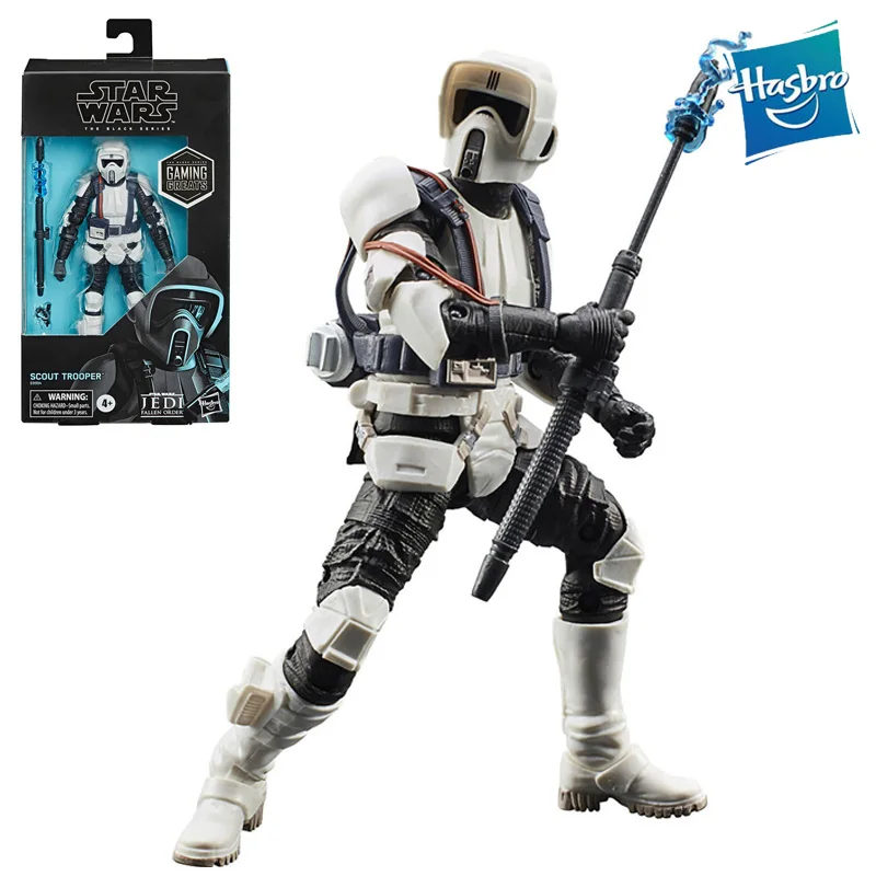 

6 дюймов Hasbro Звездные войны черный серии Мандалорское Commander Скаут Trooper Аниме Фигурки Коллекционная модель игрушки подарок на день рождения