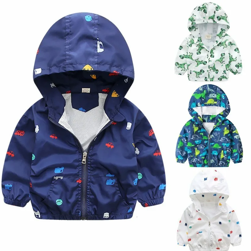 Children's Clothing Jacket Spring and Autumn New Boys and Girls Graffiti Jacket Baby Windproof Clothes