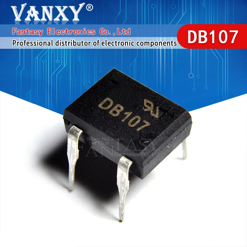 20 шт. DB107 DIP 1207 DIP4 мостовой выпрямитель 1000V 1A Новый и оригинальный IC|ic dip|dip icrectifier bridge