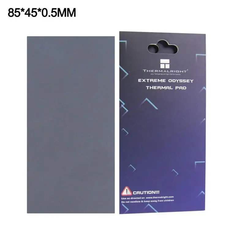 

Heat Dissipation Silicone Pad CPU/GPU Card Water Cooling Mat Thermal 85x45mm 12.8W/mk 120X120MM L2P5