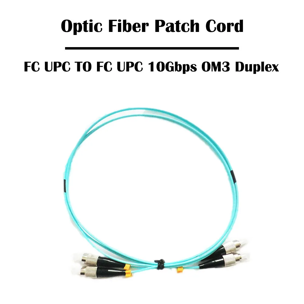 10 Pieces 5.0 Meter FC UPC TO 10Gbps OM3/ 40Gbps OM4 MM 50/125 Multi Mode Fiber Patch Cord Duplex 2.0mm | Мобильные телефоны и