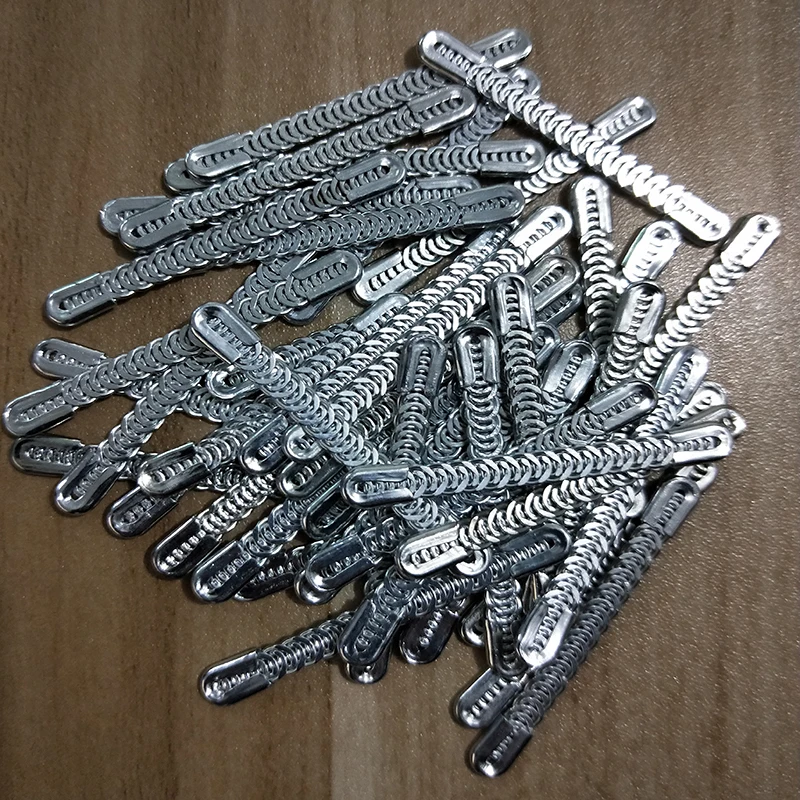 100 шт./лот 5 мм ширина см оцинкованной стальной проволоки спираль обвалки